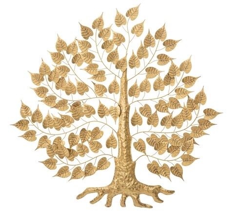 Decoratiune de perete Goxy Gold, Mauro Ferretti, 90×124 cm, fier, auriu