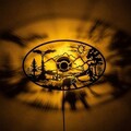 Aplica de perete, Shadow, 526SHD1167, Metal, Negru