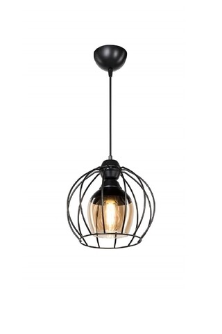 Lustra paco, asz.1321, squid lighting, 24x24x62 cm, 60w, negru