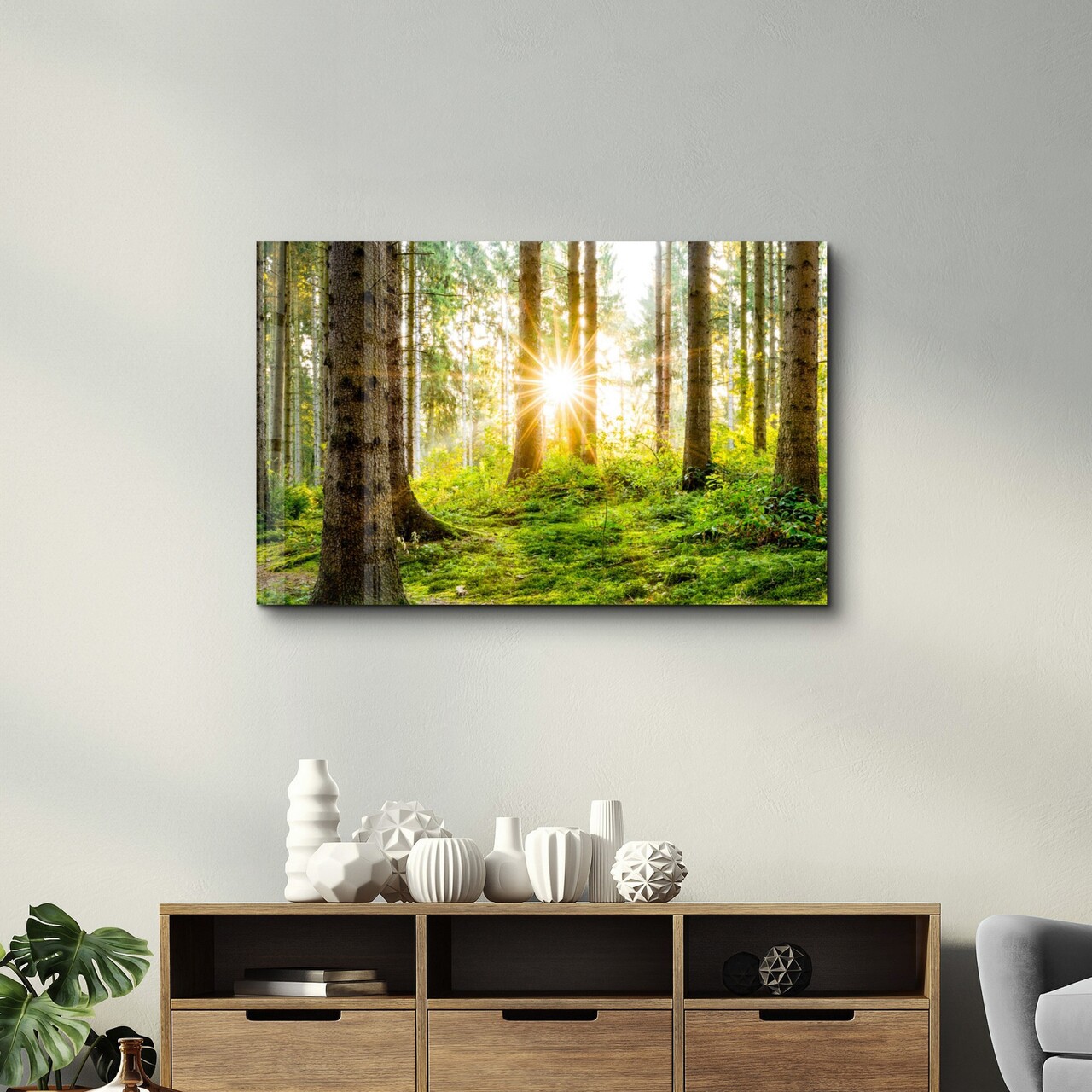 Tablou decorativ, OGLS-1084, Dimensiuni: 46 x 72 cm, Multicolor - view 2
