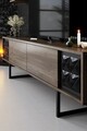 Set mobilier living, Bexley, Black Line Set, PAL, Nuc / Negru