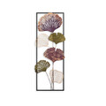 Decoratiune de perete, Fig, Metal, Dimensiune: 32 x 90 cm, Multicolor