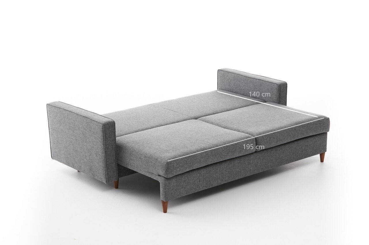 Canapea extensibila 3 locuri, Atelier del Sofa, 613LFS1109, Gri — imaginea 9