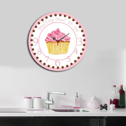 Ceas de perete, ms-14, mdf, ø40 cm, multicolor