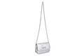 Geanta Juicy Couture Quilted 389, 20x5x13 cm, piele ecologica, gri