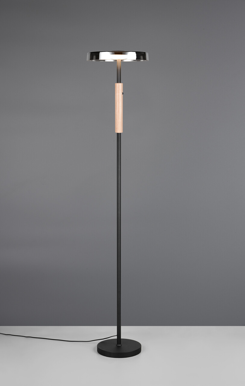 Lampadar Celeste, TRIO, 33x160 cm, 15W, 1x SMD LED, metal, negru/gri - 1 | YEO