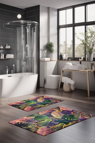 Set covorase de baie, Cartwright, CT-5330, Poliester, Multicolor