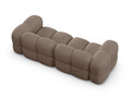 Canapea 4 locuri, Loretto, Cosmopolitan Design, 250x100x68 cm, tesatura structurata, cappuccino