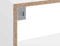 Raft de perete ELTAP, Shellf, 80x20x180 cm, PAL/PVC, alb