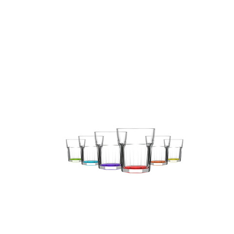 Set pahare, Lav, 990LAV1131, Sticla, Multicolor