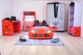 Pat pentru copii Car, Musvenus, Mnv3, 130x60x235 cm, Multicolor