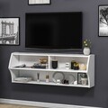 Comoda TV, Inarch, Sofya, 124x44x27 cm, PAL, Alb
