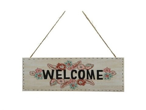 Placuta decorativa Welcome, Decoris, 30x10 cm