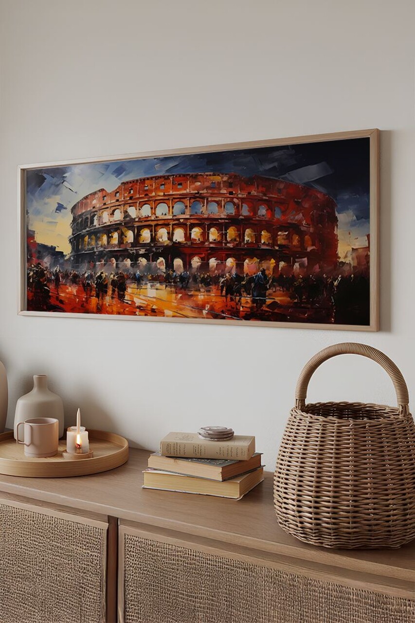 Tablou decorativ, Artsmdfyty12-50120, Vopsea: 100% MDF (grosime: 2,7 mm), Multicolor - view 2