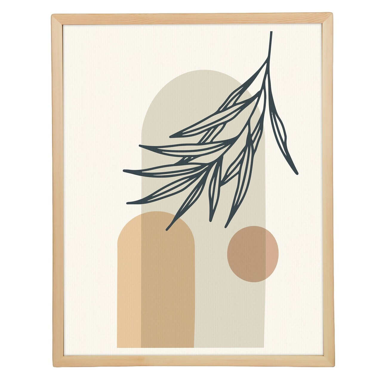 Tablou decorativ, Cc-D-Ah-1044 70 x 95, Canvas, Cadru: 100% LEMN (Grosime: 18 mm), Multicolor - view 2