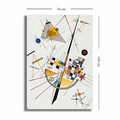 Tablou decorativ, 70100KANDINSKY034, Canvas, Lemn, Multicolor