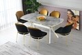 Masa dining, Nmobb, Ikon, 180 x 77 x 90 cm, mdf/plastic, gri