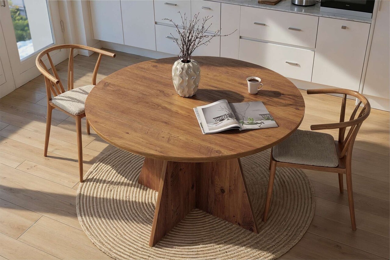 Masa, Hanah Home, Virella, 120x75x120 cm, Maro - view 2