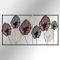 Decoratiune de perete, Melo, Metal, Grosime: 0,6 mm, Multicolor
