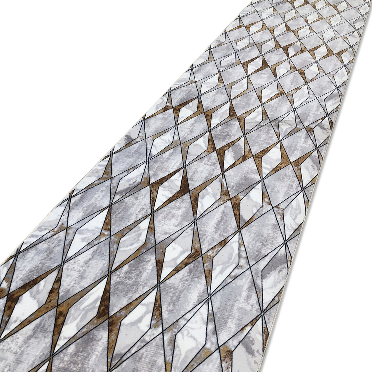 Covor, 1094, 100x200 cm, Poliester, Gri / Auriu - 1 | YEO