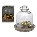 Decoratiune luminoasa Gold Ball, sticla, auriu