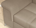 Coltar extensibil stanga 4 locuri ELTAP, ERI-34, Eridano, 275x202x88 cm, lemn/poliester, maro deschis