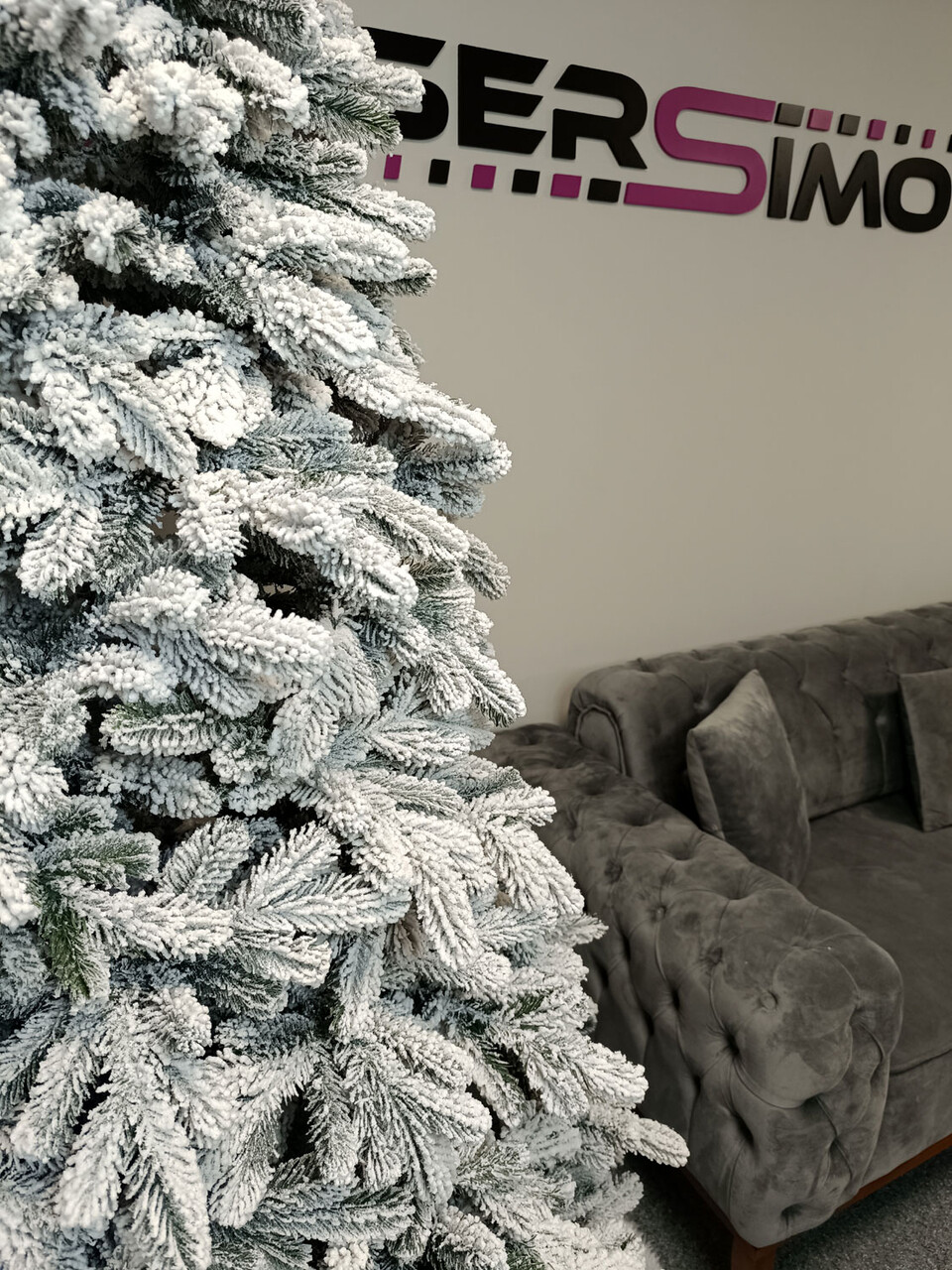 Brad artificial Christmas Deluxe by Sersimo, Kovalivska nins, 3D, 230cm — imaginea 8