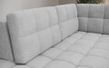 Coltar extensibil stanga 5 locuri ELTAP, LT-84MO, Blewett, 299x198x82 cm, lemn/poliester, gri deschis
