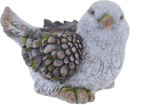 Ghiveci bird, 25x33x22.5 cm, oxidat de magneziu