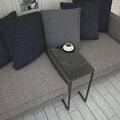 Masuta, Comforty, Callen, 46x62x26 cm, Alb/Negru