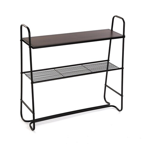 Consola Emmitt, Versa, 80 x 25 x 80 cm, MDF/metal