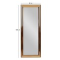 Oglinda decorativa, Siam, Smooth, 40x105x3 cm, MDF , Bronz