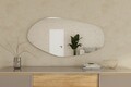 Oglinda decorativa, Siam, Bella, 60x120x2.2 cm, Negru
