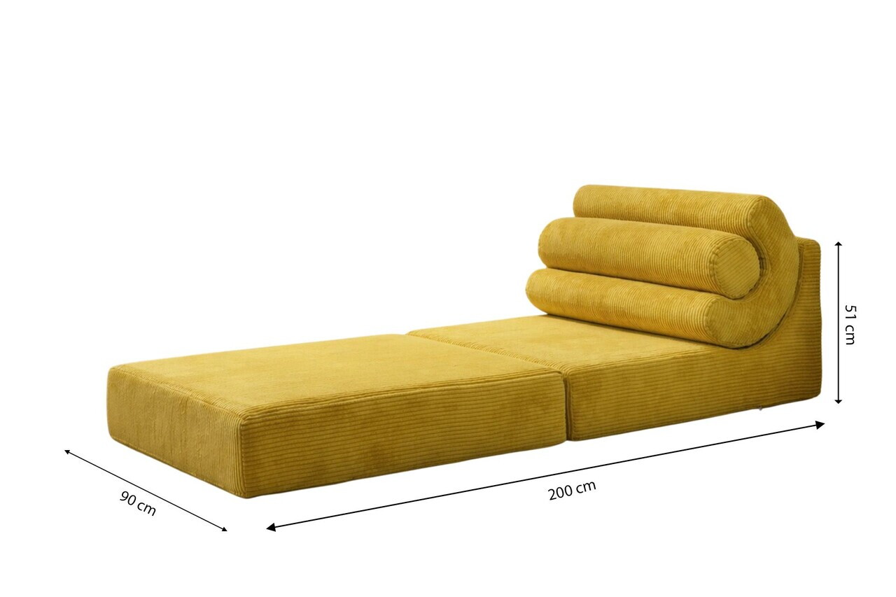 Fotoliu extensibil, Atelier del Sofa, 560ARE5301, Verde — imaginea 4