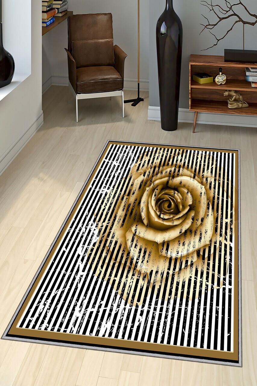 Covor Exfab294 80x300 cm Poliester Multicolor
