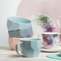 Bol Diamond, Ambition, 13 cm, portelan, gri deschis