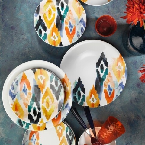 Serviciu de masa, 24 piese, Kutahya Porselen, NNZG24Y2885257, portelan, multicolor Bucatarie