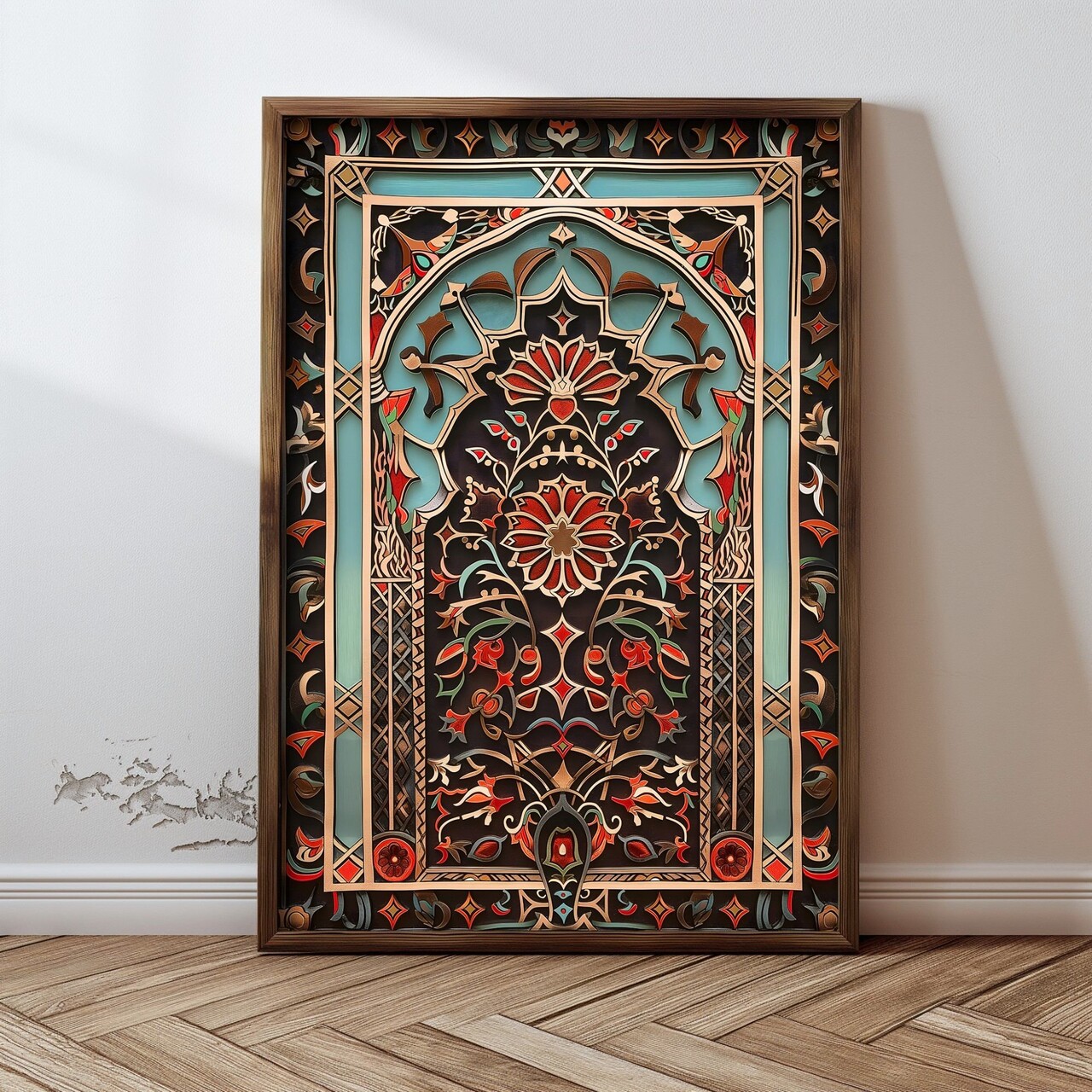 Tablou decorativ, GE118-L, Lemn, Multicolor - view 3