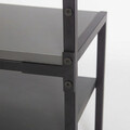 Cuier de perete, Decortie, Nomad Portmanto, 78x182x30 cm, Antracit / Negru