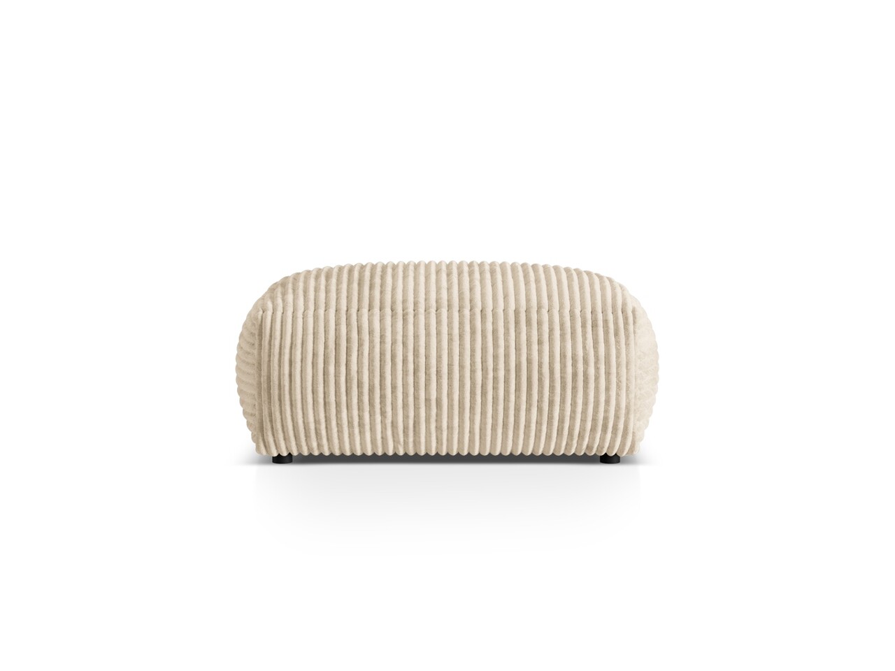 Taburet modular, Martina-212, Micadoni Home, 95x65x44 cm, velur, bej deschis