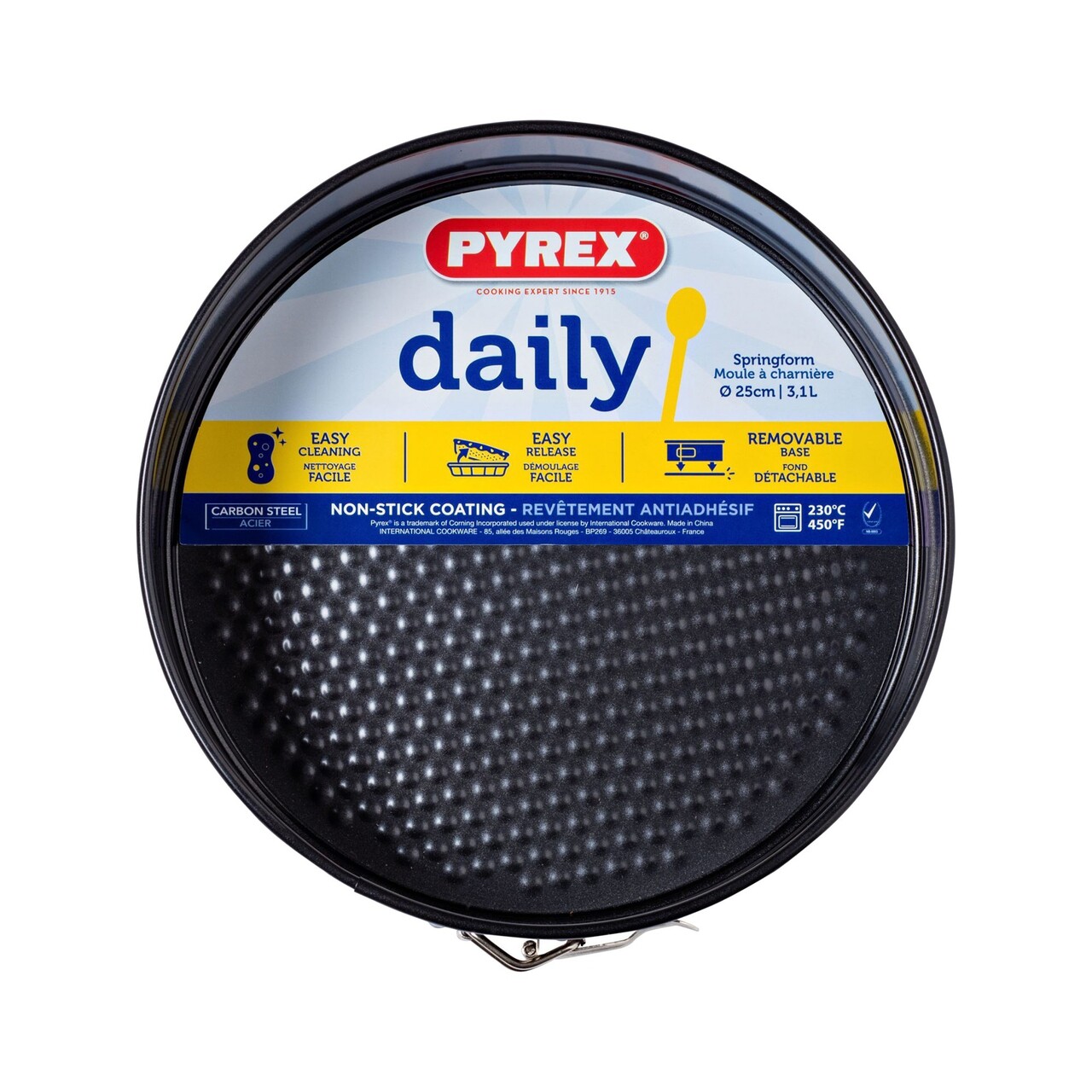 Forma de copt, otel carbon, 25cm, "Daily" - Pyrex - imagine 5