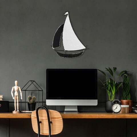 Decoratiune de perete, hızır, metal, dimensiune: 39 x 48 cm, multicolor
