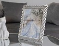 Rama foto Carvy, Mauro Ferretti, 20x25 cm, polirasina/sticla, argintiu