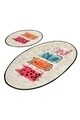 Set 2 covorase de baie Baby Cats, Chilai, 50x60 cm/60x100 cm, multicolor