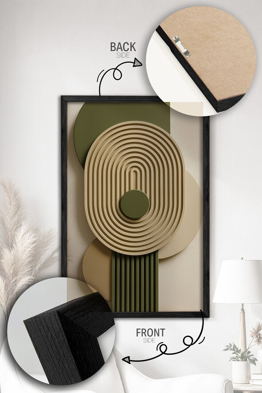 Tablou decorativ, Artnewclsyh55-5070, Lemn masiv, MDF, Multicolor - view 4