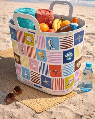 Geantă de plajă, Hermia, 639OKK1215, Multicolor