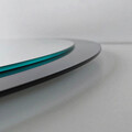 Oglinda decorativa, Neostill, Aqua A346, 65x65 cm, Fumuriu