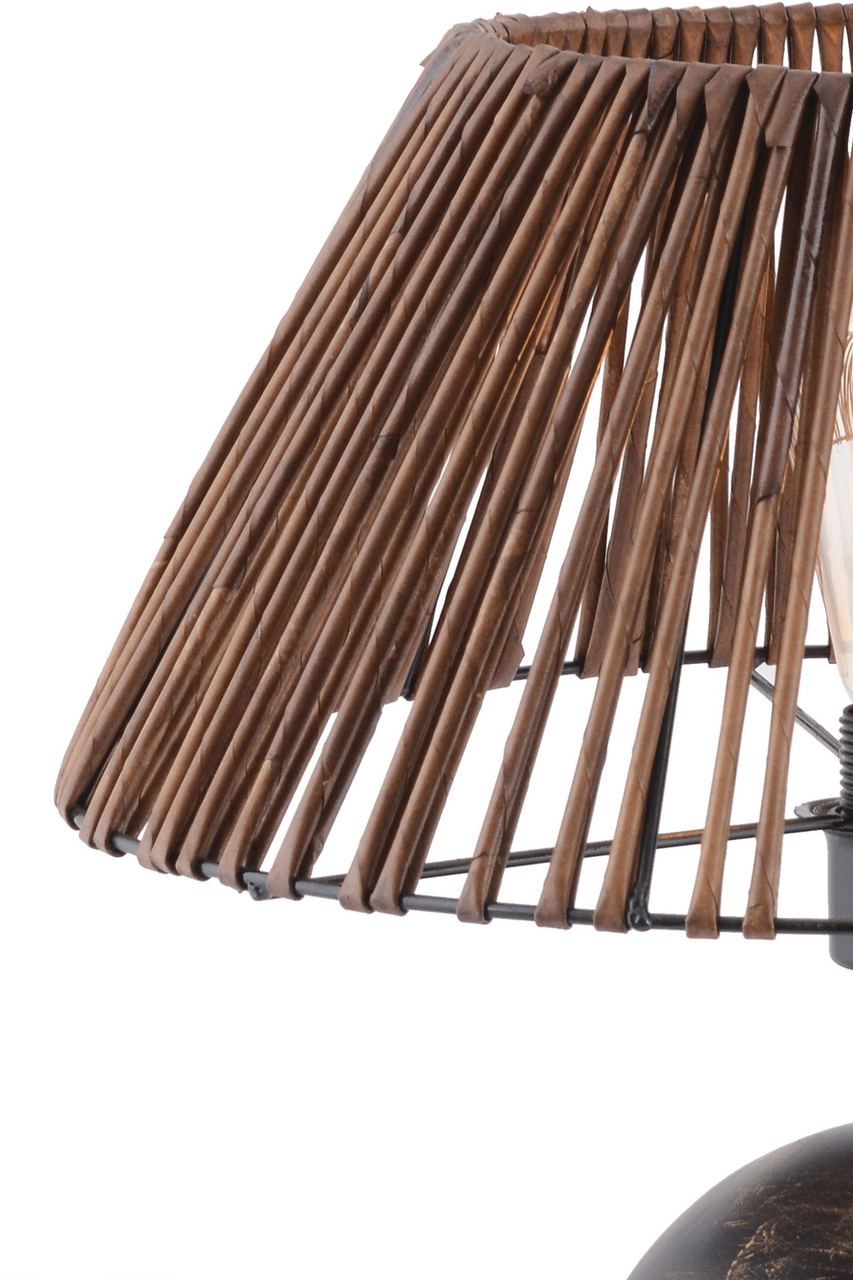 Lampa de masa, Opviq, 390FLH2256, Negru / Alb / Auriu - view 2