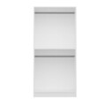 Dulap pentru haine, Minerva, Kale Chain Mirror Antique White, 90x210x52 cm, PAL, Alb