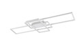 Plafoniera Irvine, TRIO, 105x42x6.5 cm, 60W, 1x SMD, metal, alb mat